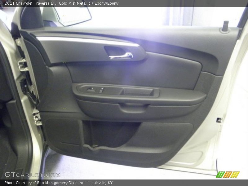 Gold Mist Metallic / Ebony/Ebony 2011 Chevrolet Traverse LT