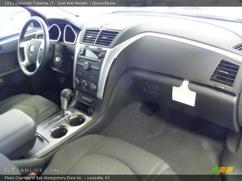 Gold Mist Metallic / Ebony/Ebony 2011 Chevrolet Traverse LT