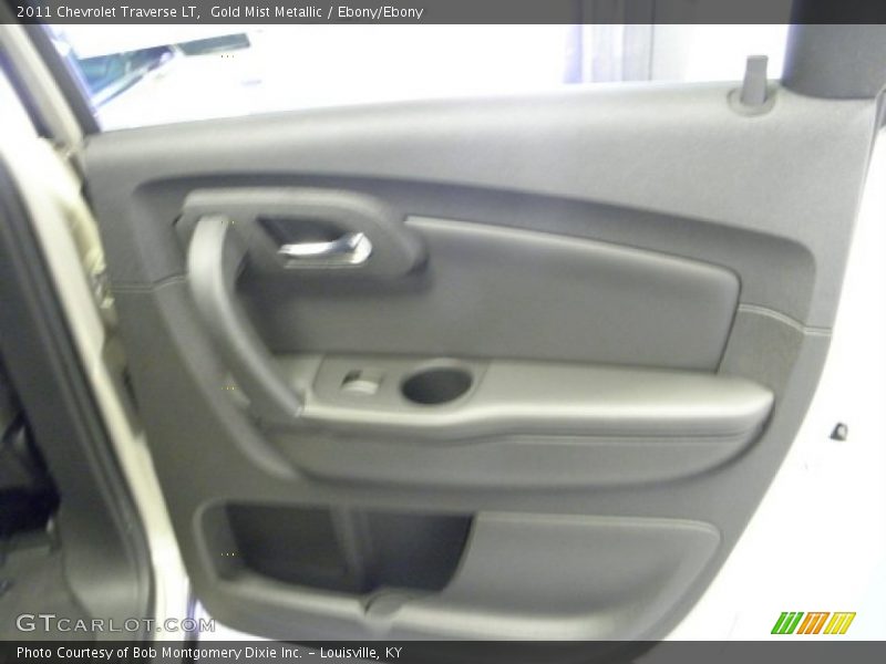 Gold Mist Metallic / Ebony/Ebony 2011 Chevrolet Traverse LT