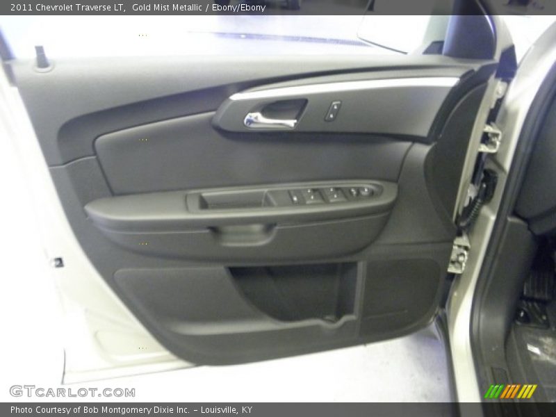 Gold Mist Metallic / Ebony/Ebony 2011 Chevrolet Traverse LT