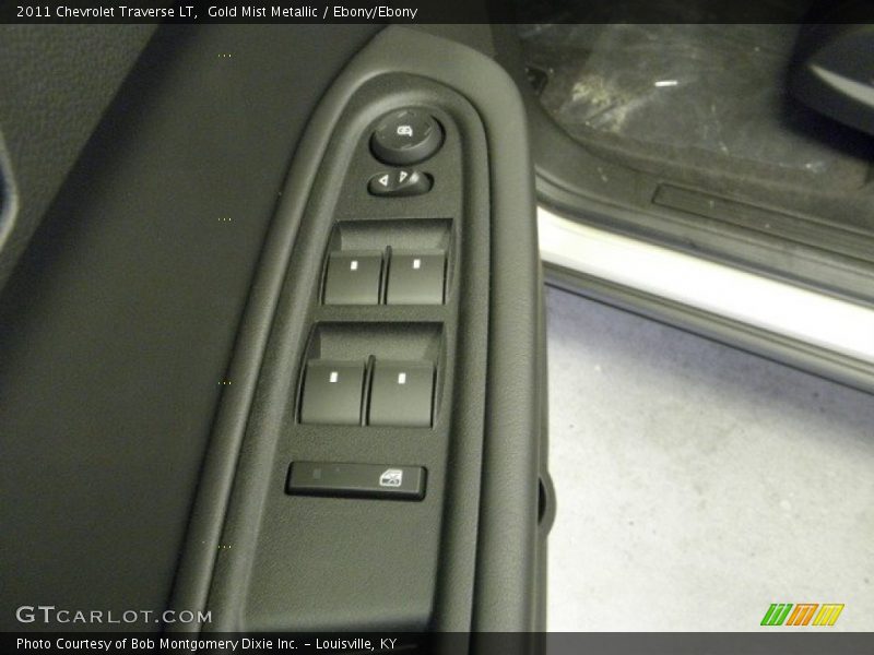 Gold Mist Metallic / Ebony/Ebony 2011 Chevrolet Traverse LT