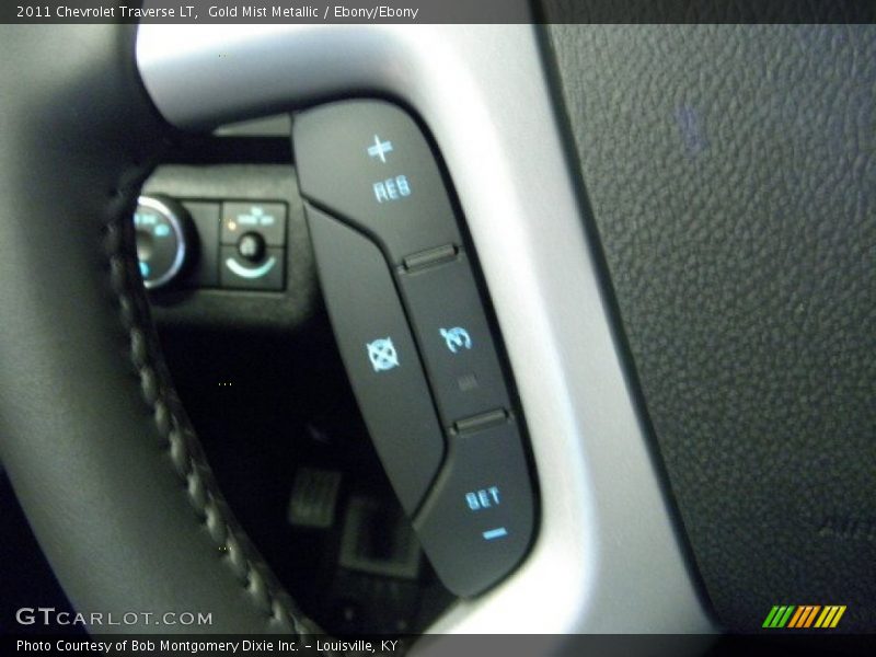 Gold Mist Metallic / Ebony/Ebony 2011 Chevrolet Traverse LT