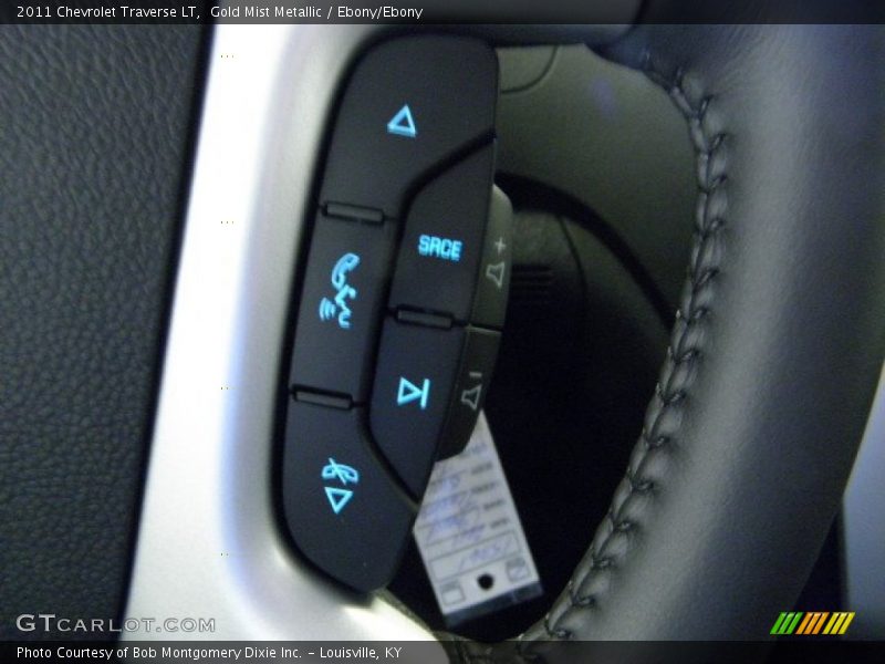 Gold Mist Metallic / Ebony/Ebony 2011 Chevrolet Traverse LT
