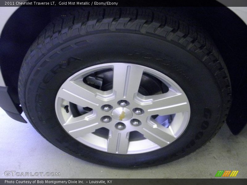 Gold Mist Metallic / Ebony/Ebony 2011 Chevrolet Traverse LT