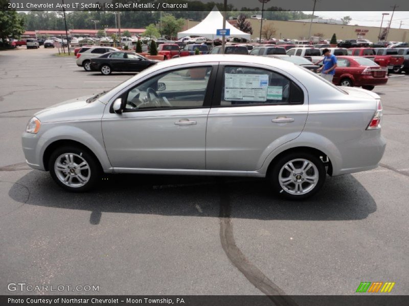 Ice Silver Metallic / Charcoal 2011 Chevrolet Aveo LT Sedan