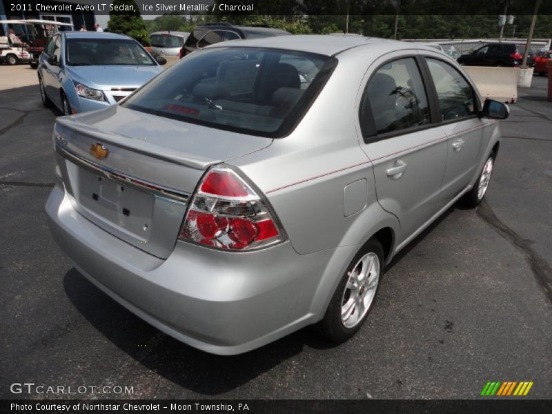 Ice Silver Metallic / Charcoal 2011 Chevrolet Aveo LT Sedan