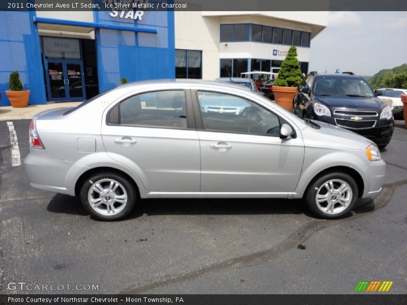 Ice Silver Metallic / Charcoal 2011 Chevrolet Aveo LT Sedan