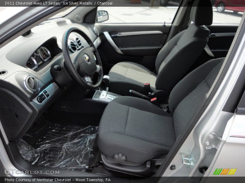 Ice Silver Metallic / Charcoal 2011 Chevrolet Aveo LT Sedan