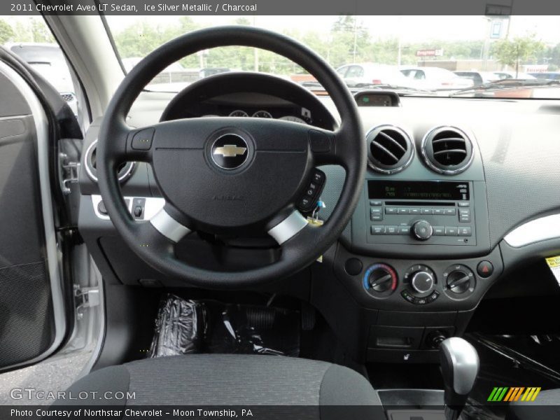 Ice Silver Metallic / Charcoal 2011 Chevrolet Aveo LT Sedan