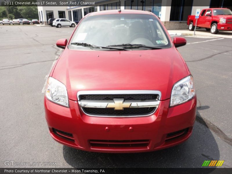 Sport Red / Charcoal 2011 Chevrolet Aveo LT Sedan