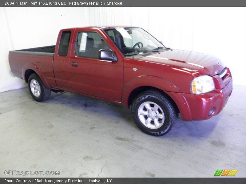 Red Brawn Metallic / Charcoal 2004 Nissan Frontier XE King Cab