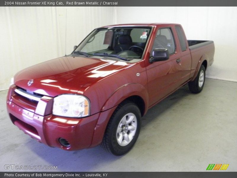 Red Brawn Metallic / Charcoal 2004 Nissan Frontier XE King Cab
