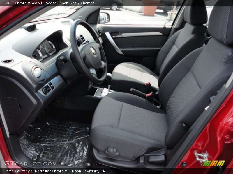 Sport Red / Charcoal 2011 Chevrolet Aveo LT Sedan