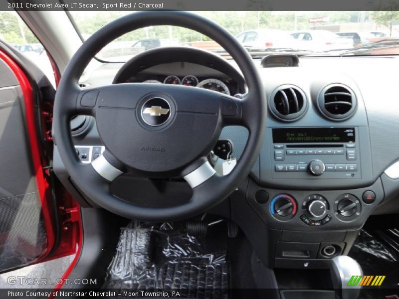Sport Red / Charcoal 2011 Chevrolet Aveo LT Sedan