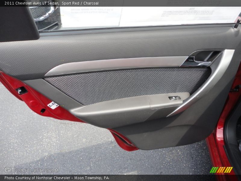 Sport Red / Charcoal 2011 Chevrolet Aveo LT Sedan