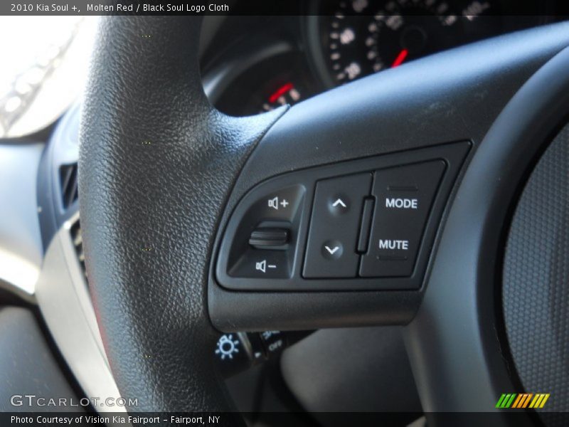 Molten Red / Black Soul Logo Cloth 2010 Kia Soul +