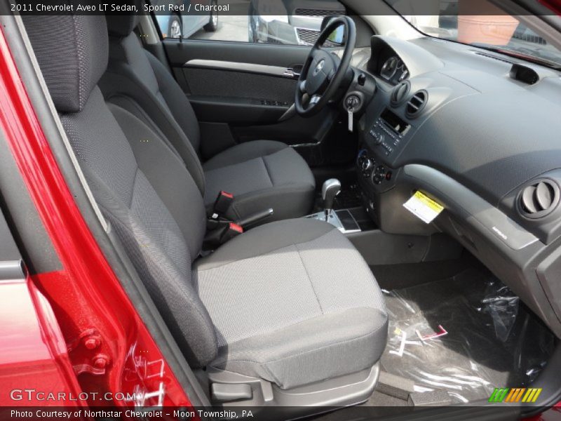 Sport Red / Charcoal 2011 Chevrolet Aveo LT Sedan