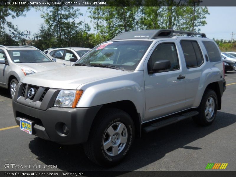 Silver Lightning / Steel/Graphite 2008 Nissan Xterra S 4x4