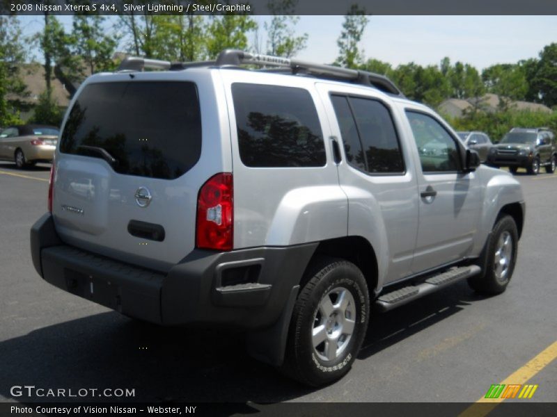Silver Lightning / Steel/Graphite 2008 Nissan Xterra S 4x4