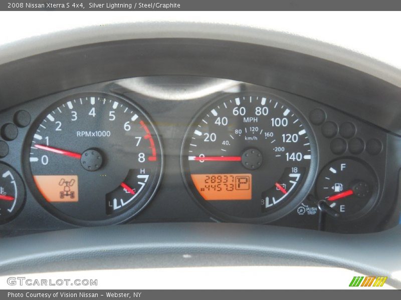 Silver Lightning / Steel/Graphite 2008 Nissan Xterra S 4x4