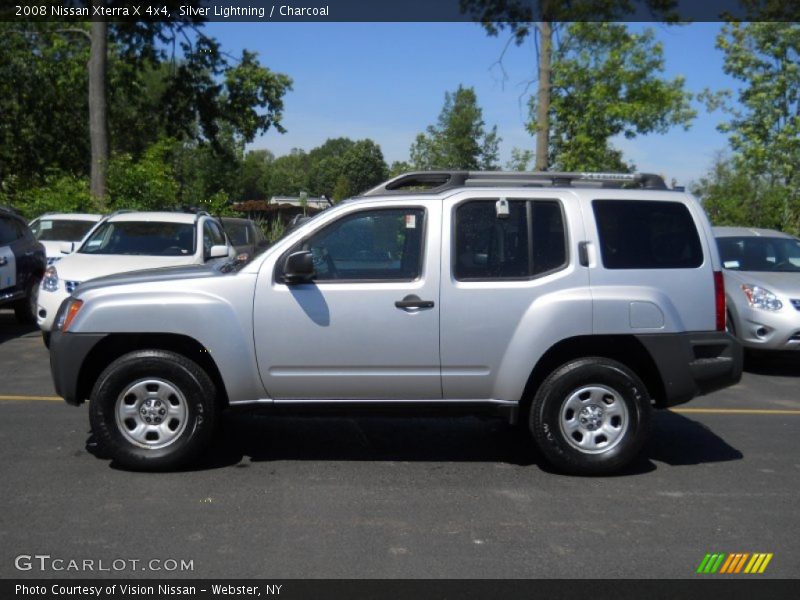 Silver Lightning / Charcoal 2008 Nissan Xterra X 4x4