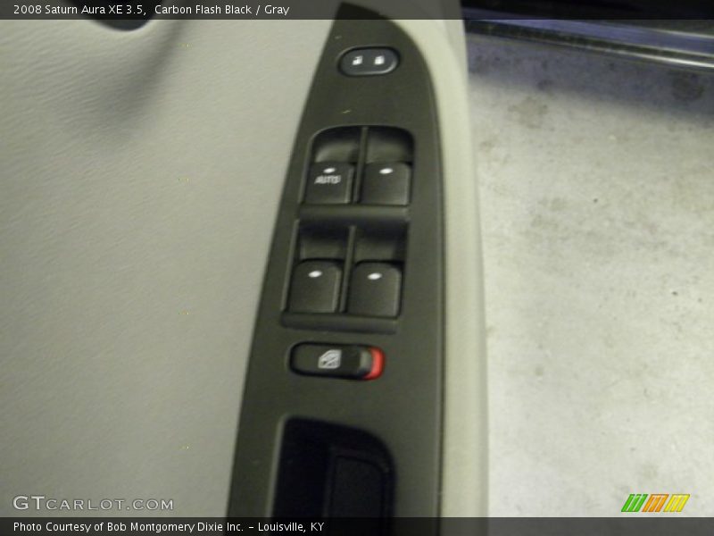 Carbon Flash Black / Gray 2008 Saturn Aura XE 3.5
