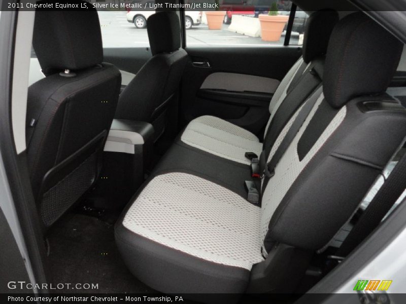 Silver Ice Metallic / Light Titanium/Jet Black 2011 Chevrolet Equinox LS