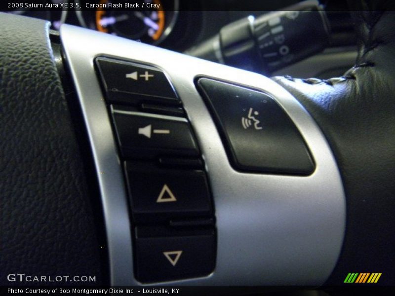 Carbon Flash Black / Gray 2008 Saturn Aura XE 3.5