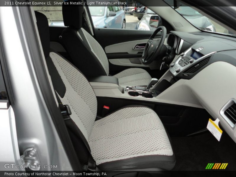 Silver Ice Metallic / Light Titanium/Jet Black 2011 Chevrolet Equinox LS