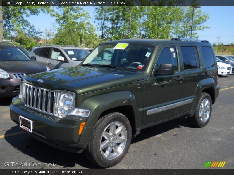 Jeep Green Metallic / Pastel Slate Gray 2008 Jeep Liberty Limited 4x4