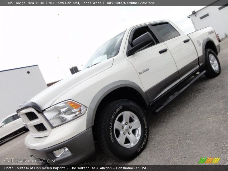 Stone White / Dark Slate/Medium Graystone 2009 Dodge Ram 1500 TRX4 Crew Cab 4x4