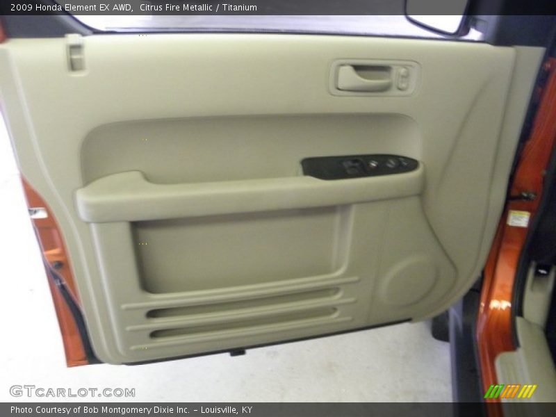 Citrus Fire Metallic / Titanium 2009 Honda Element EX AWD