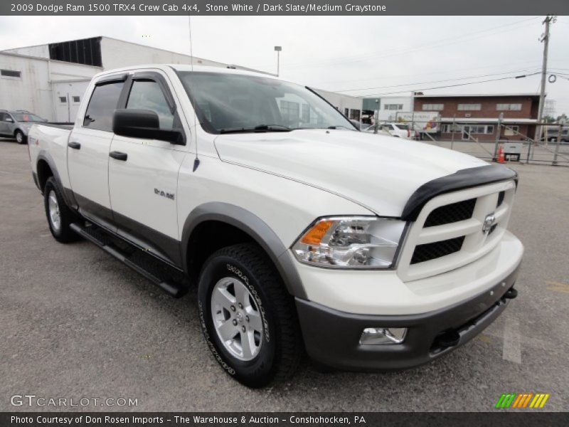 Stone White / Dark Slate/Medium Graystone 2009 Dodge Ram 1500 TRX4 Crew Cab 4x4
