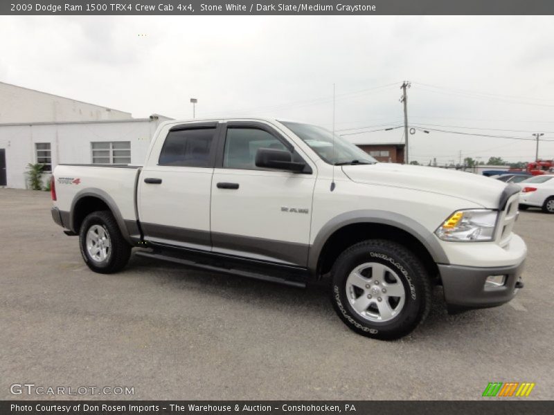 Stone White / Dark Slate/Medium Graystone 2009 Dodge Ram 1500 TRX4 Crew Cab 4x4
