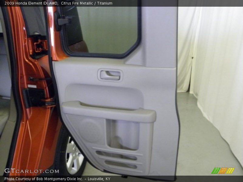 Citrus Fire Metallic / Titanium 2009 Honda Element EX AWD