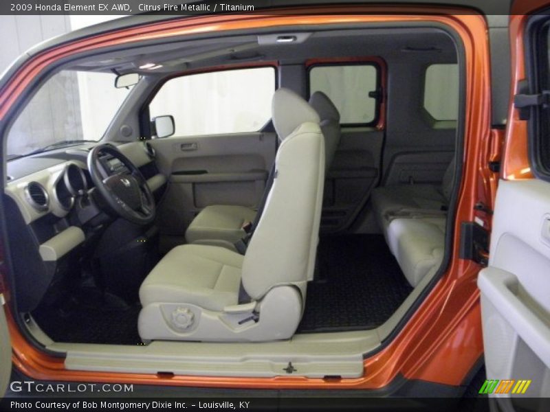 Citrus Fire Metallic / Titanium 2009 Honda Element EX AWD