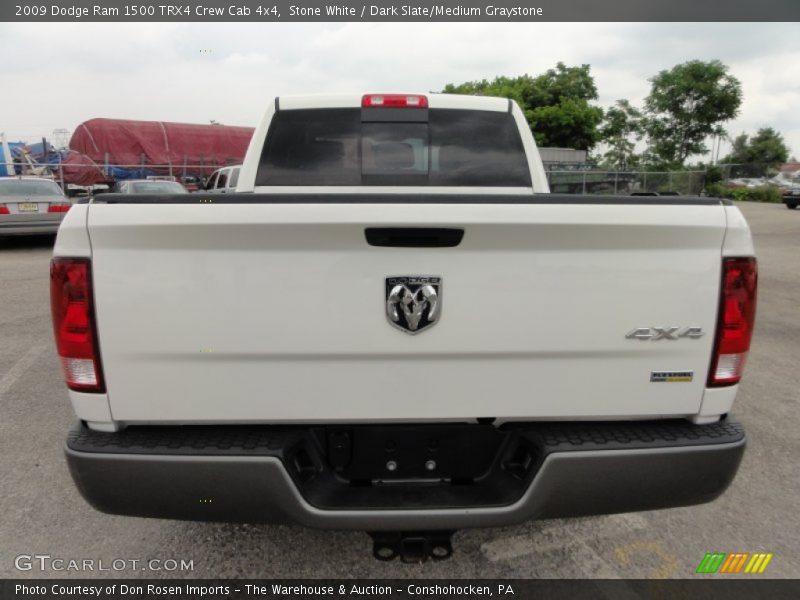 Stone White / Dark Slate/Medium Graystone 2009 Dodge Ram 1500 TRX4 Crew Cab 4x4