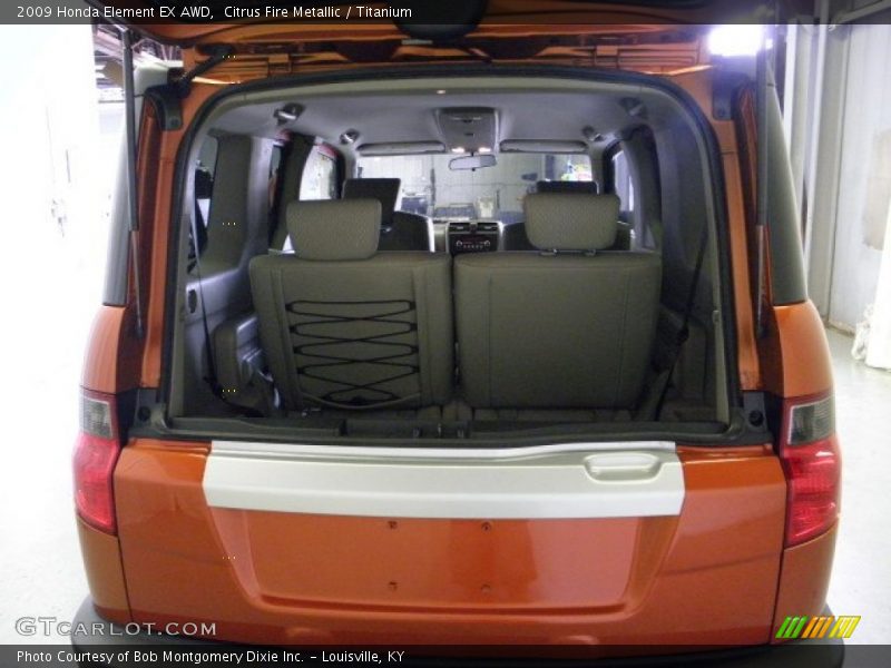 Citrus Fire Metallic / Titanium 2009 Honda Element EX AWD