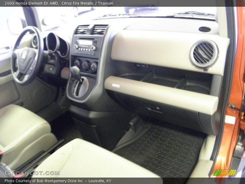 Citrus Fire Metallic / Titanium 2009 Honda Element EX AWD