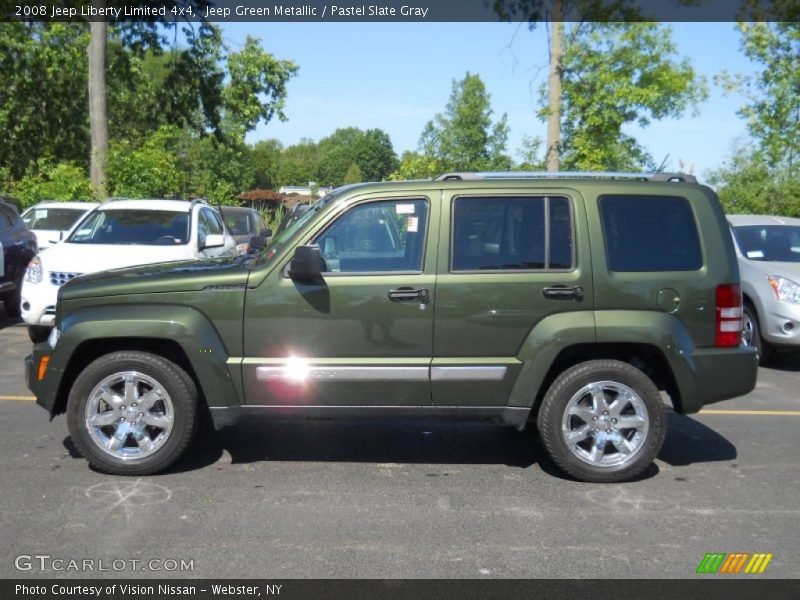 Jeep Green Metallic / Pastel Slate Gray 2008 Jeep Liberty Limited 4x4