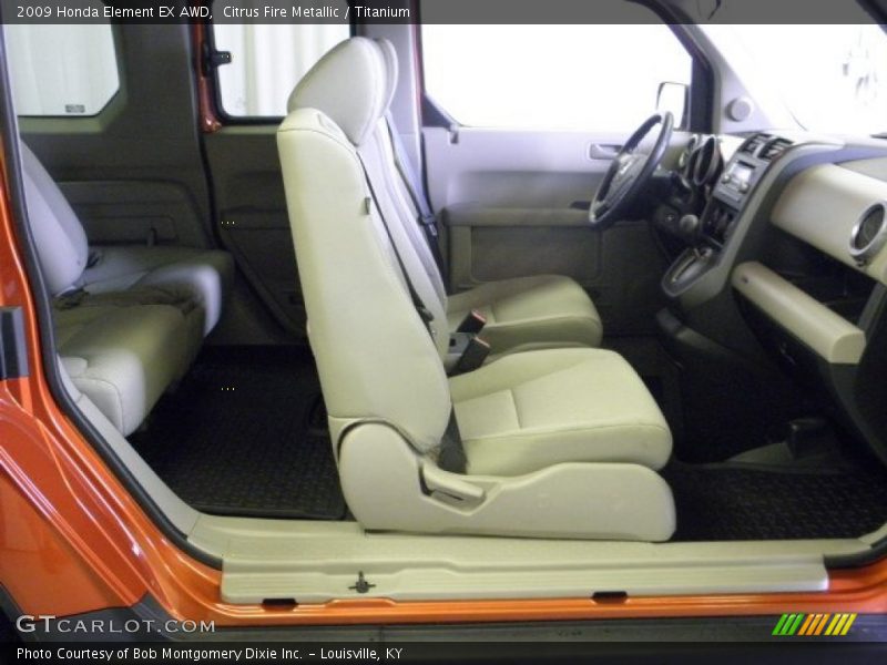 Citrus Fire Metallic / Titanium 2009 Honda Element EX AWD