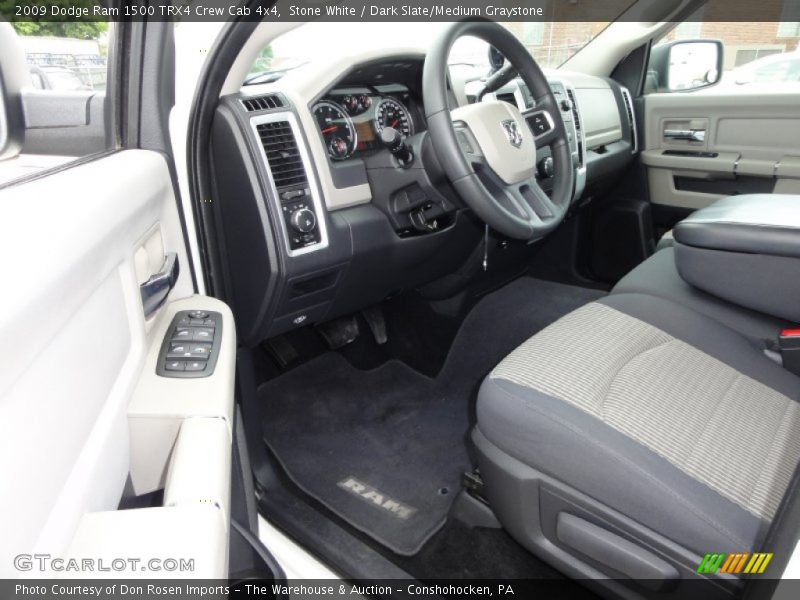 Stone White / Dark Slate/Medium Graystone 2009 Dodge Ram 1500 TRX4 Crew Cab 4x4
