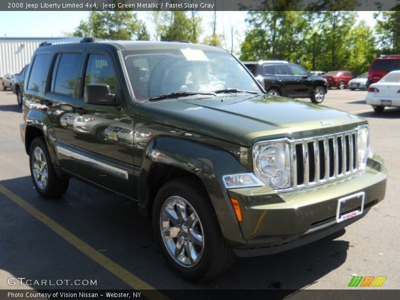 Jeep Green Metallic / Pastel Slate Gray 2008 Jeep Liberty Limited 4x4