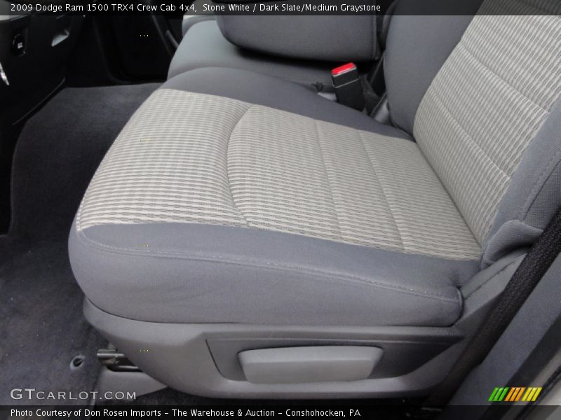 Stone White / Dark Slate/Medium Graystone 2009 Dodge Ram 1500 TRX4 Crew Cab 4x4