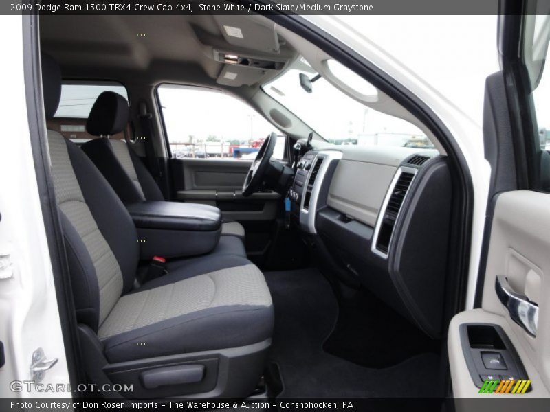Stone White / Dark Slate/Medium Graystone 2009 Dodge Ram 1500 TRX4 Crew Cab 4x4