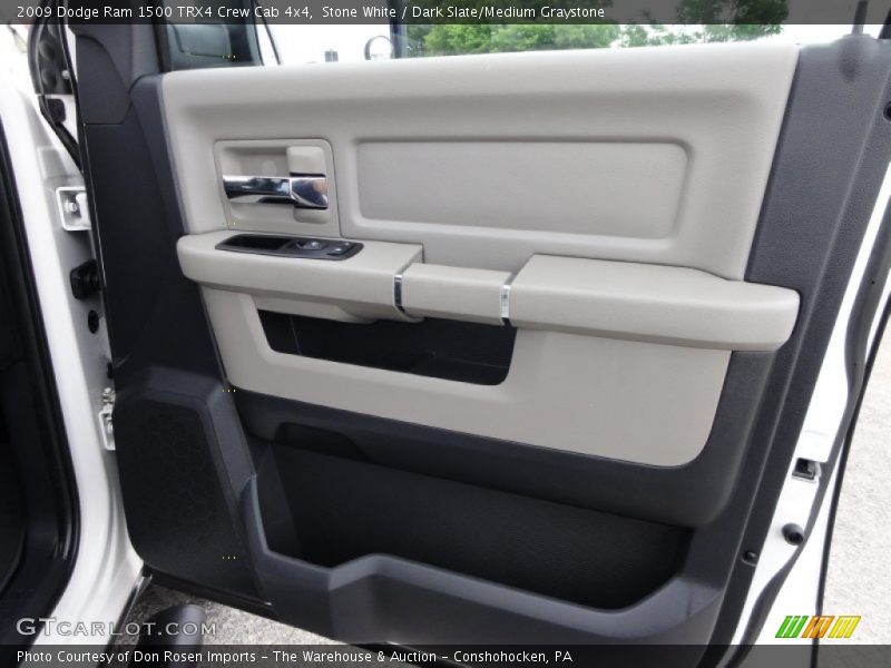 Stone White / Dark Slate/Medium Graystone 2009 Dodge Ram 1500 TRX4 Crew Cab 4x4