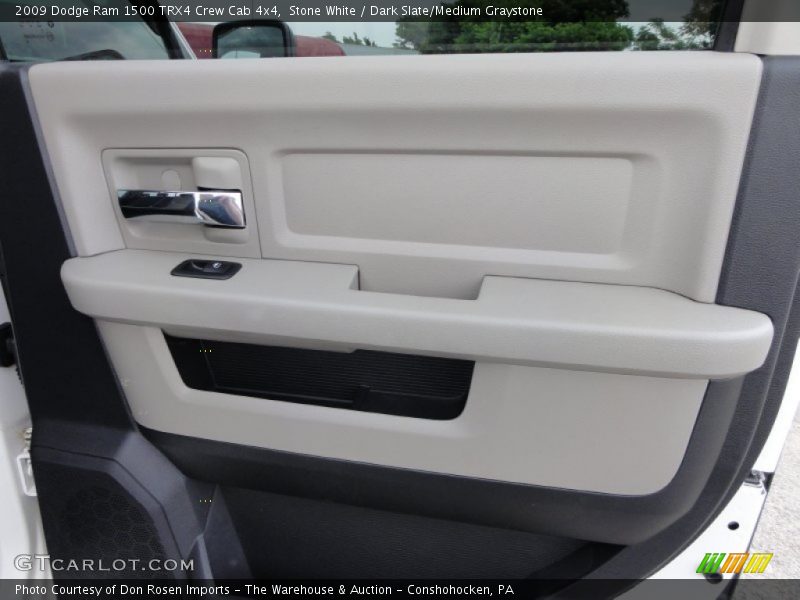 Stone White / Dark Slate/Medium Graystone 2009 Dodge Ram 1500 TRX4 Crew Cab 4x4