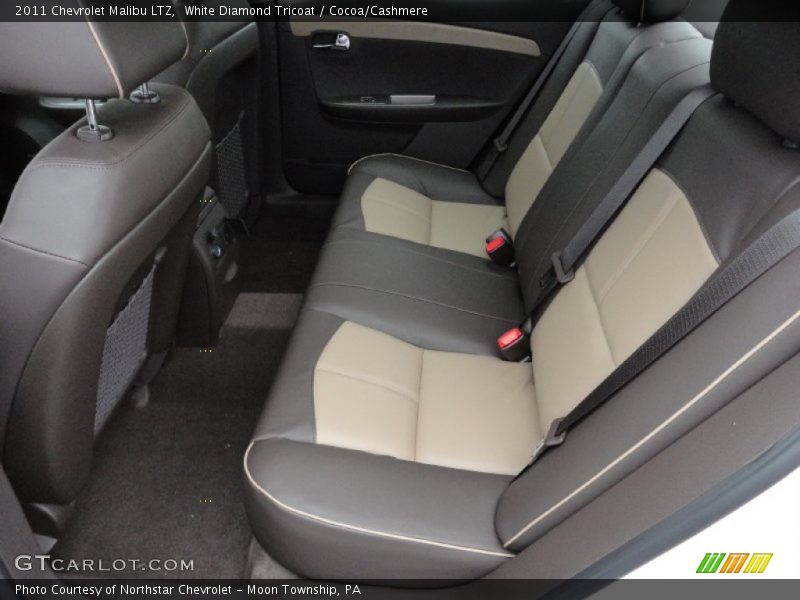 White Diamond Tricoat / Cocoa/Cashmere 2011 Chevrolet Malibu LTZ