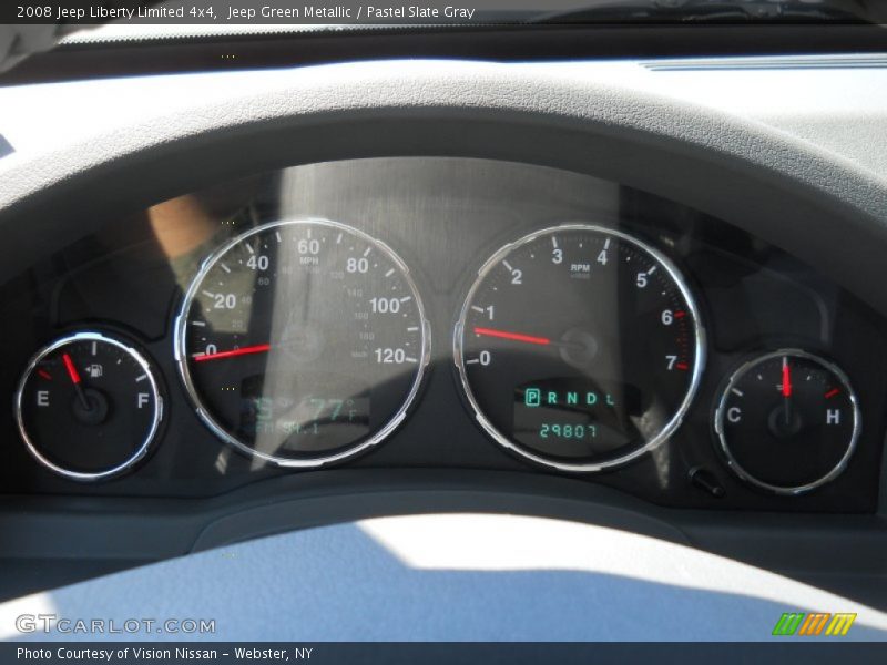 Jeep Green Metallic / Pastel Slate Gray 2008 Jeep Liberty Limited 4x4