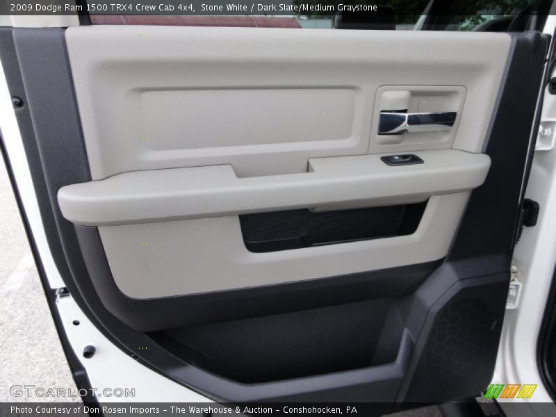 Stone White / Dark Slate/Medium Graystone 2009 Dodge Ram 1500 TRX4 Crew Cab 4x4